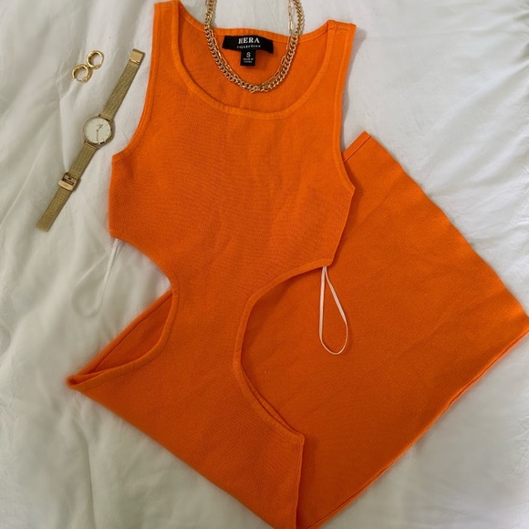 Hera Collection - Orange Cutout Bodycon Dress🔥🧡 - Picture 5 of 5